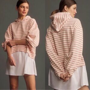 NWT Pilcro Anthropologie Hooded Sweatshirt Twofer Dress Women's Size Small